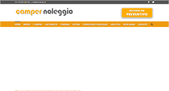 Desktop Screenshot of campernoleggio.com